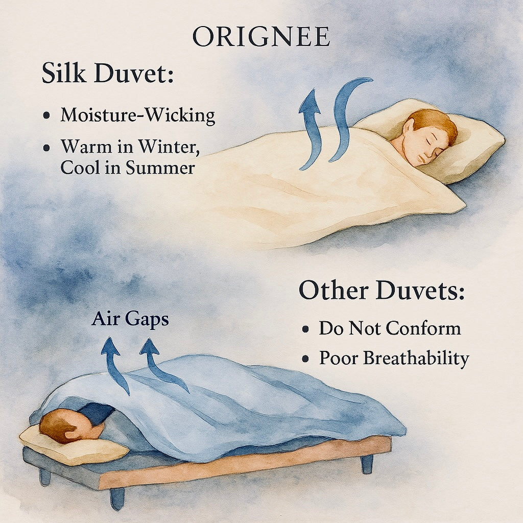 OTTO Bestseller Nr.1 · Lyocell Seidendecke Ganzjahr Temperaturregulierend & hypoallergen · Füllung 100% Maulbeerseide