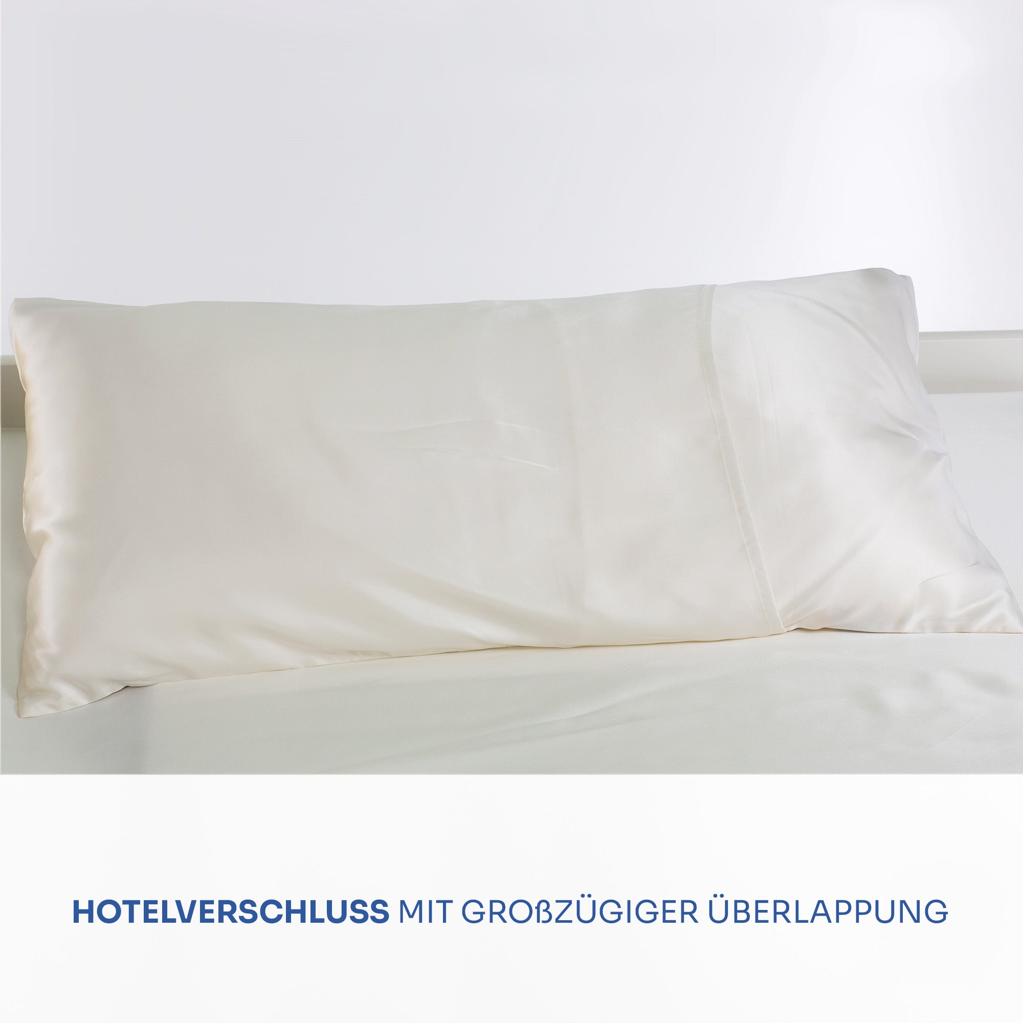 Premium Seidenkissenbezug – 100% Maulbeerseide 19 Momme, hotelverschluss