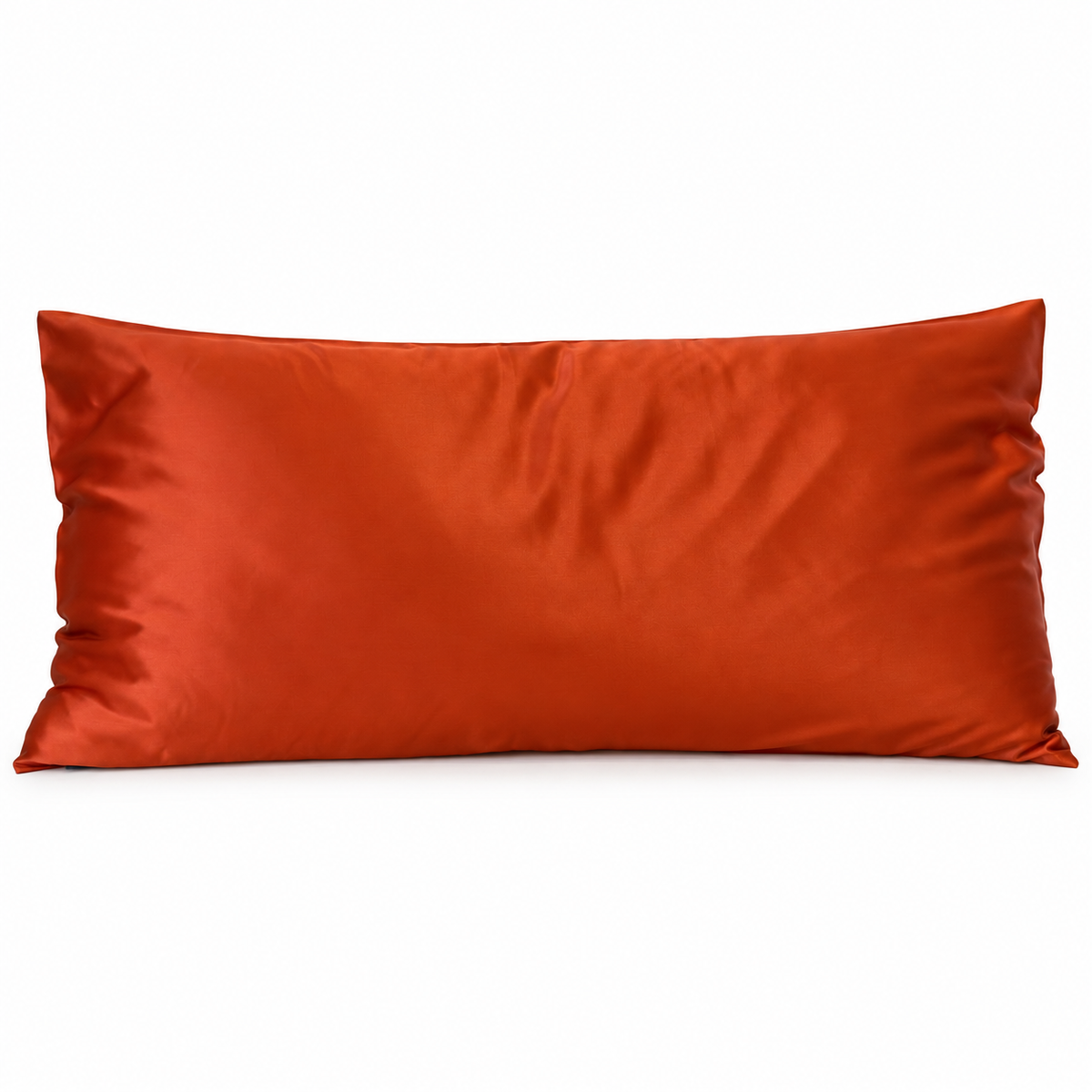 Seidenkissenbezug Terracotta aus 100 % Maulbeerseide – 19 Momme