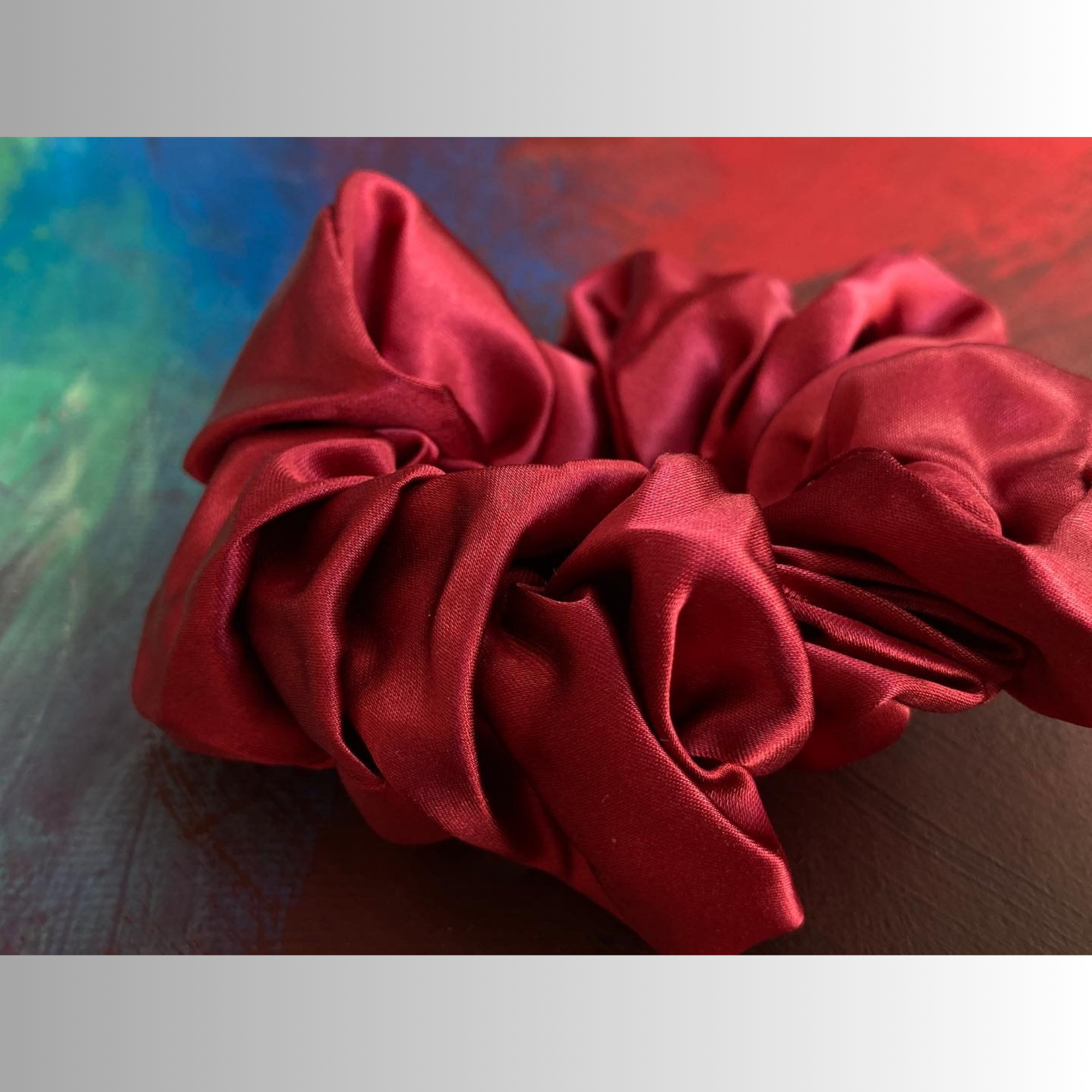 seidenscrunchie red