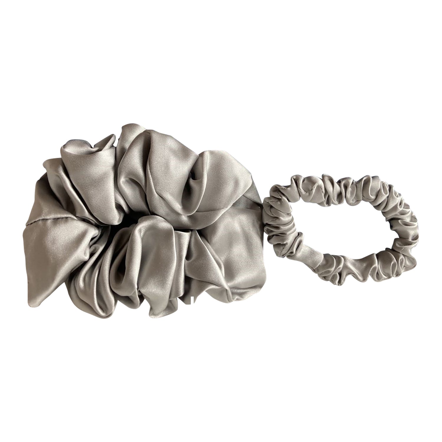 seidenscrunchie light grey