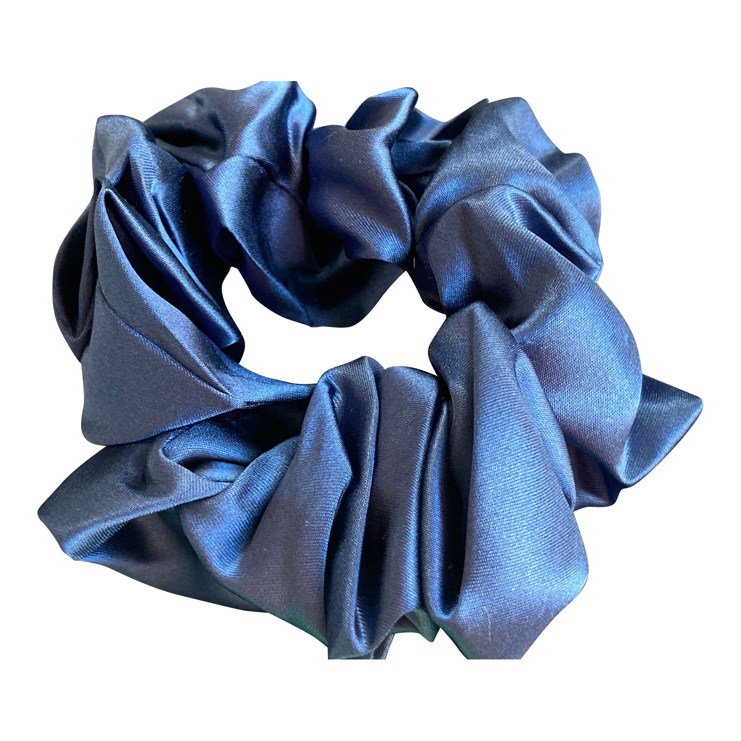 seidenscrunchie navy blue