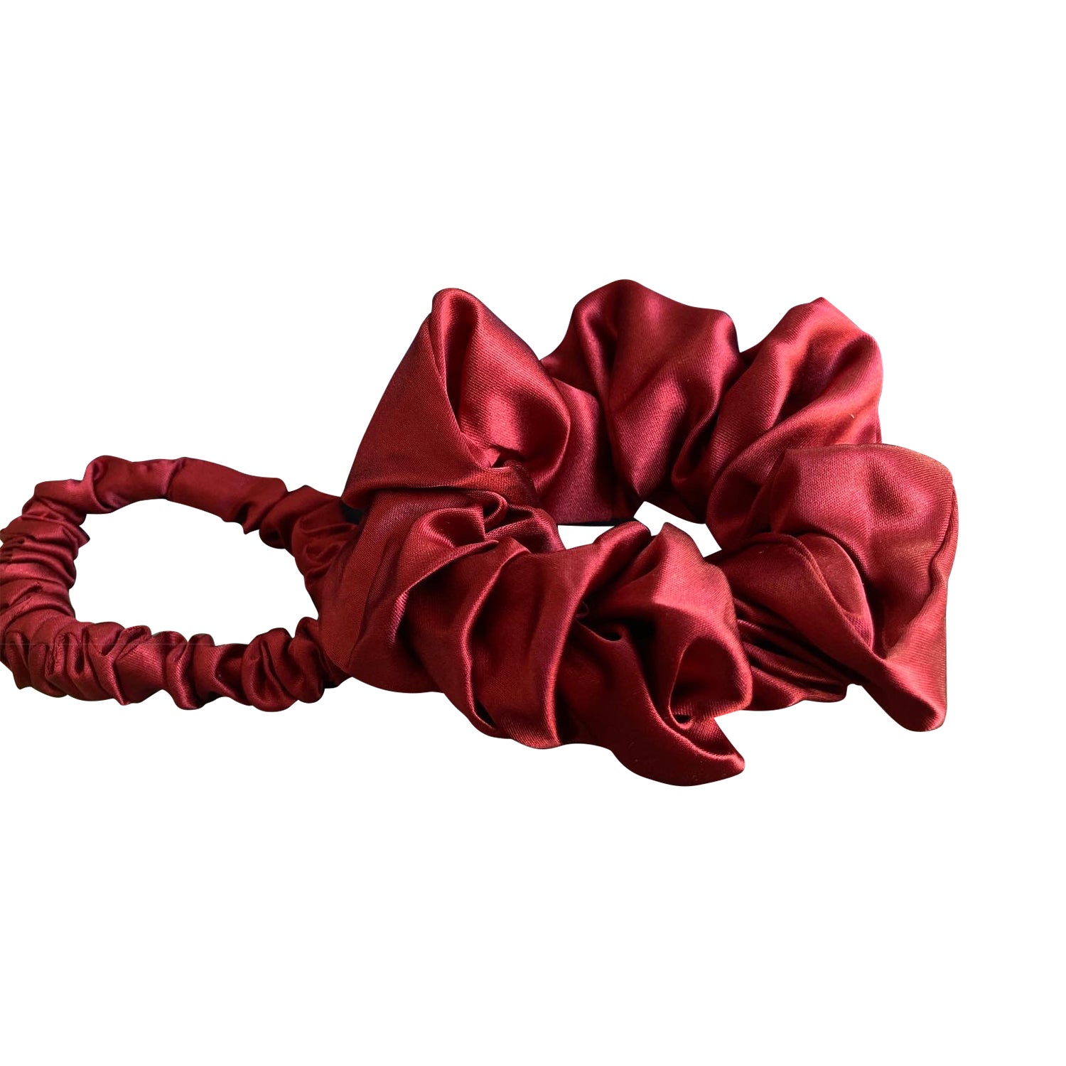 seidenscrunchie rot