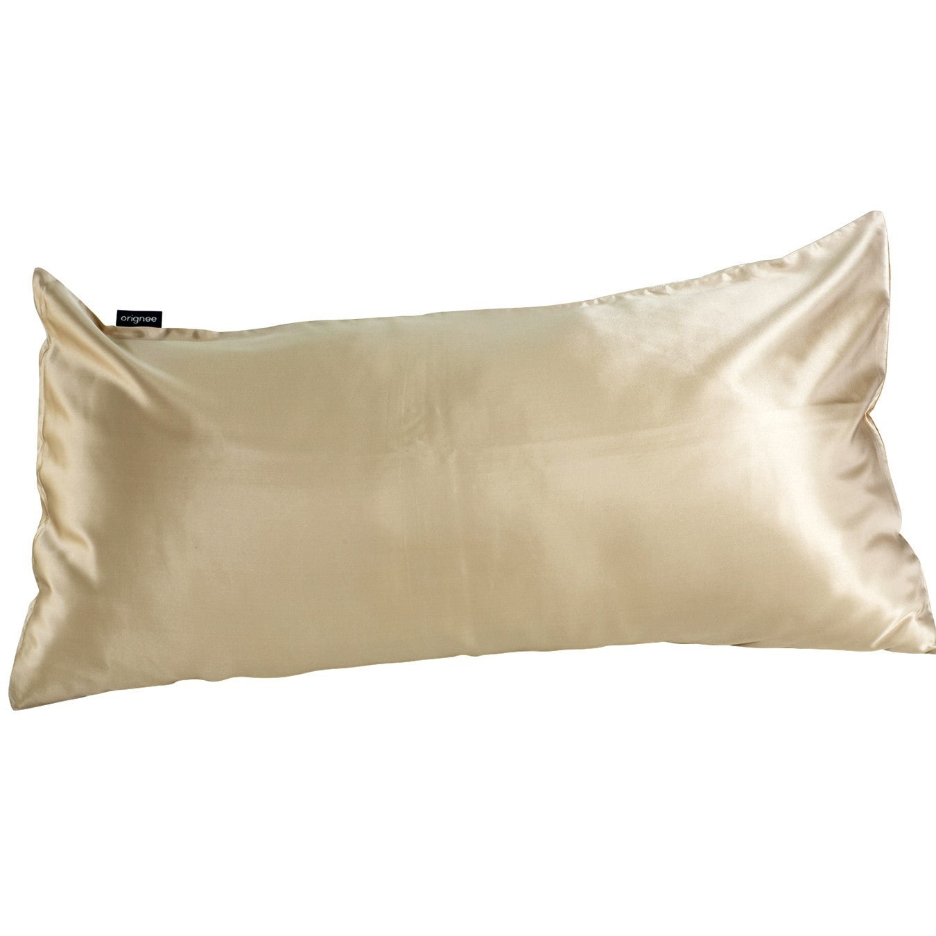 Seidenkissenbezug – 100% Maulbeerseide, kühlend & hautfreundlich - Taupe & White - RoyalMail