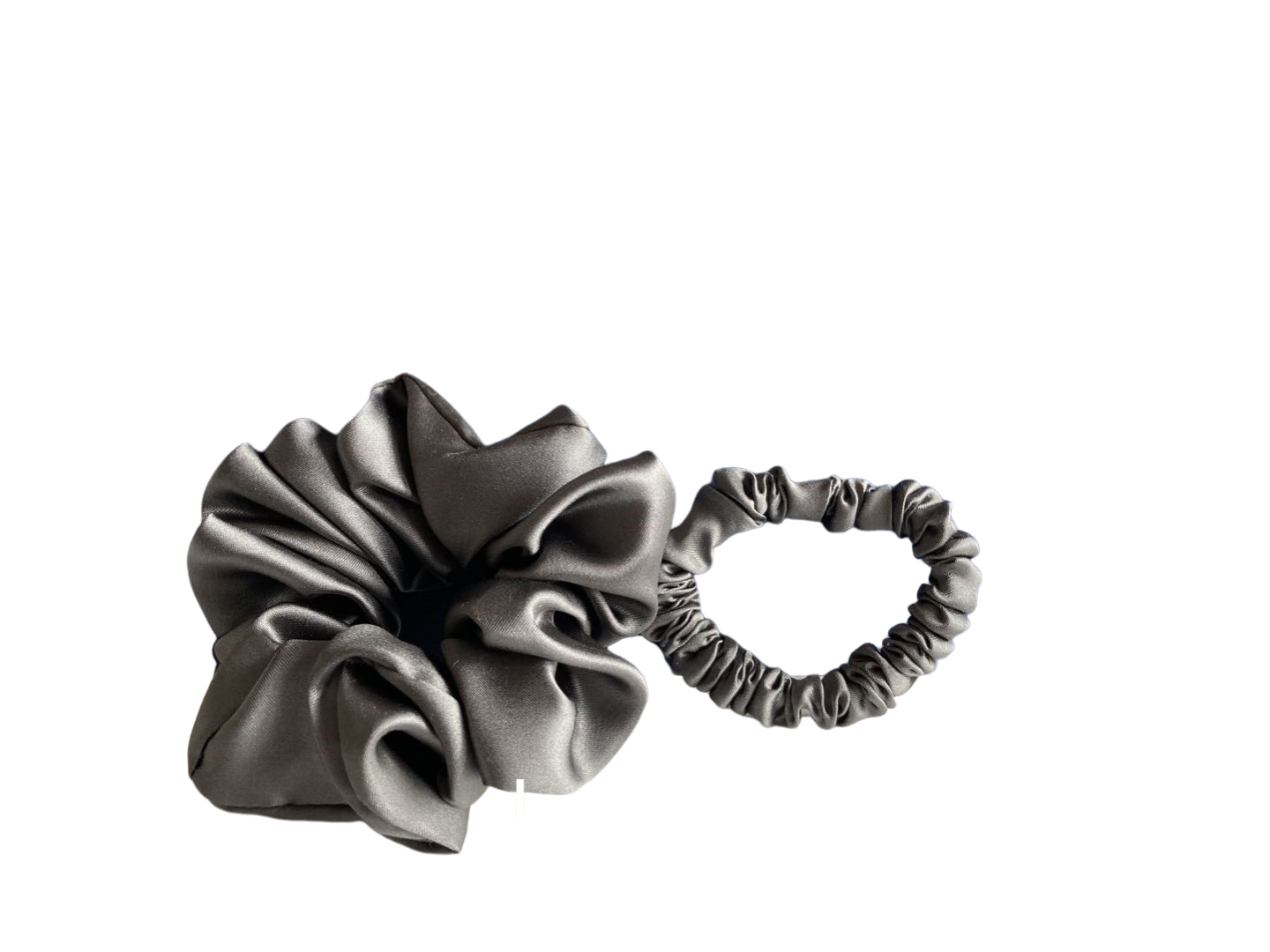 seide haargummi anthracite